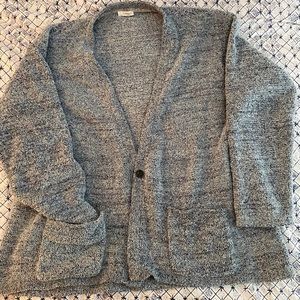 Grey Sweater Cardigan